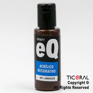 ACRIL.DECOR.EQ 807 CHOCOLATE 50ML X 1